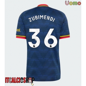 Arsenal Martin Zubimendi #36 Seconda Maglia 2026-27 Manica Corta Arsenal Martin Zubimendi #36 Seconda Maglia 2026-27 Manica Corta